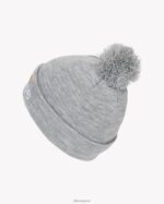 elegante gorro velly con pompones accesorios Ellesse gris PZZNT521 - Image 2