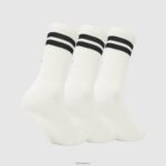 elegante paquete de 3 calcetines tipo pulóver accesorios Ellesse blanco PZZNT489 - Image 2