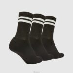 elegante paquete de 3 calcetines tipo pulóver accesorios Ellesse negro PZZNT488 - Image 2