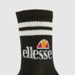 elegante paquete de 3 calcetines tipo pulóver accesorios Ellesse negro PZZNT488 - Image 3