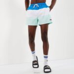 hombres bañador corto vespore ropa Ellesse azul/azul claro/blanco roto PZZNT457 - Image 4