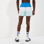hombres bañador corto vespore ropa Ellesse azul/azul claro/blanco roto PZZNT457 - Image 5