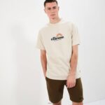 hombres camiseta aestas ropa Ellesse beige PZZNT346 - Image 4