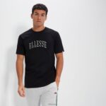 hombres camiseta Aiden 2 ropa Ellesse negro PZZNT352 - Image 3