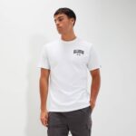 hombres camiseta blanca ropa Ellesse blanco PZZNT335 - Image 3