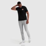 hombres camiseta canaletto ropa Ellesse negro PZZNT409
