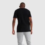 hombres camiseta canaletto ropa Ellesse negro PZZNT409 - Image 3