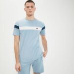 hombres camiseta caserio ropa Ellesse azul claro PZZNT355 - Image 3