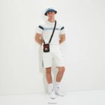 hombres camiseta caserio ropa Ellesse blanquecino PZZNT354 - Image 4