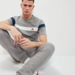 hombres camiseta caserio ropa Ellesse gris PZZNT356 - Image 4