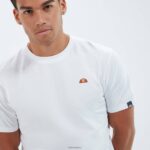 hombres camiseta chelo ropa Ellesse blanquecino PZZNT380 - Image 2