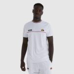 hombres camiseta de aarón ropa Ellesse blanco PZZNT479