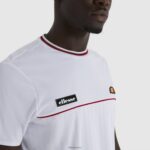 hombres camiseta de aarón ropa Ellesse blanco PZZNT479 - Image 4