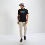 hombres camiseta de allegrio ropa Ellesse negro PZZNT358