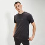 hombres camiseta de carpinona ropa Ellesse negro PZZNT374 - Image 3
