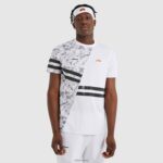 hombres camiseta de dígitos ropa Ellesse blanco PZZNT485