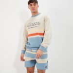 hombres camiseta de entrada ropa Ellesse amarillo claro PZZNT349