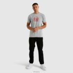hombres camiseta de inadaptados menores ropa Ellesse gris PZZNT483 - Image 2