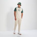 hombres camiseta de perrow ropa Ellesse beige PZZNT350 - Image 2