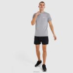 hombres camiseta malbe ropa Ellesse marga gris PZZNT405 - Image 2