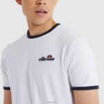hombres camiseta meduno ropa Ellesse blanco PZZNT478 - Image 4
