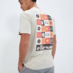 hombres camiseta mestière ropa Ellesse beige PZZNT396 - Image 5