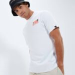 hombres camiseta mestière ropa Ellesse blanco PZZNT394 - Image 2