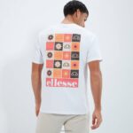hombres camiseta mestière ropa Ellesse blanco PZZNT394 - Image 4