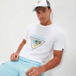 hombres camiseta pablo ropa Ellesse blanco PZZNT341