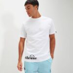 hombres camiseta serana ropa Ellesse blanco PZZNT334 - Image 3