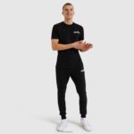 hombres camiseta vudú ropa Ellesse negro PZZNT385 - Image 2