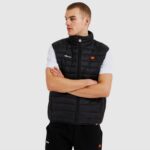 hombres chaleco bardy ropa Ellesse negro PZZNT281 - Image 3