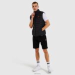 hombres chaleco bardy ropa Ellesse negro PZZNT281 - Image 4