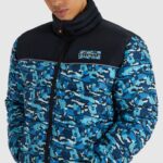 hombres chaqueta acolchada lecta ropa Ellesse multi PZZNT464 - Image 4