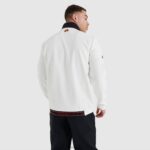 hombres chaqueta bassoni ropa Ellesse blanco PZZNT469 - Image 3