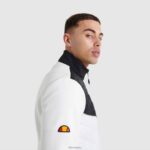 hombres chaqueta bassoni ropa Ellesse blanco PZZNT469 - Image 4