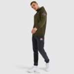 hombres chaqueta de terrazo ropa Ellesse caqui PZZNT271 - Image 2