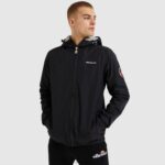 hombres chaqueta de terrazo ropa Ellesse negro PZZNT272