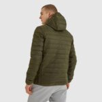 hombres chaqueta lombardia ropa Ellesse caqui PZZNT288 - Image 3