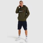 hombres chaqueta mont 2 oh ropa Ellesse caqui PZZNT269 - Image 2