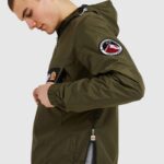 hombres chaqueta mont 2 oh ropa Ellesse caqui PZZNT269 - Image 4