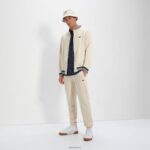hombres chaqueta mutena ropa Ellesse beige PZZNT265 - Image 2