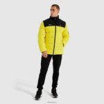 hombres chaqueta nebulosa ropa Ellesse amarillo PZZNT467 - Image 2