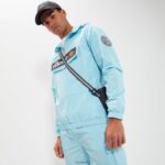 hombres chaqueta zavelo oh ropa Ellesse azul claro PZZNT266