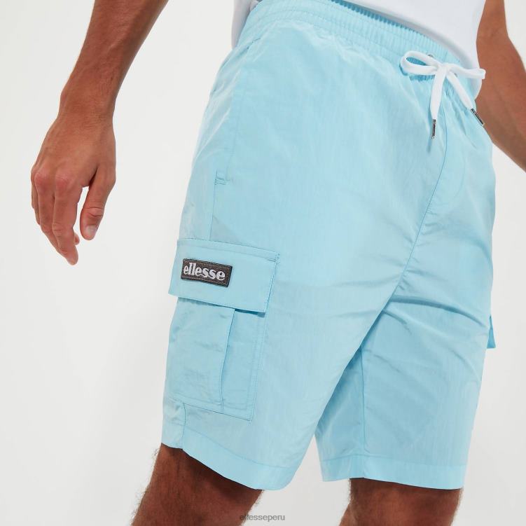 hombres chicos cortos ropa Ellesse azul claro PZZNT418 - Image 4