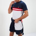 hombres cielo nadar corto ropa Ellesse rojo/azul marino/blanco PZZNT458 - Image 5