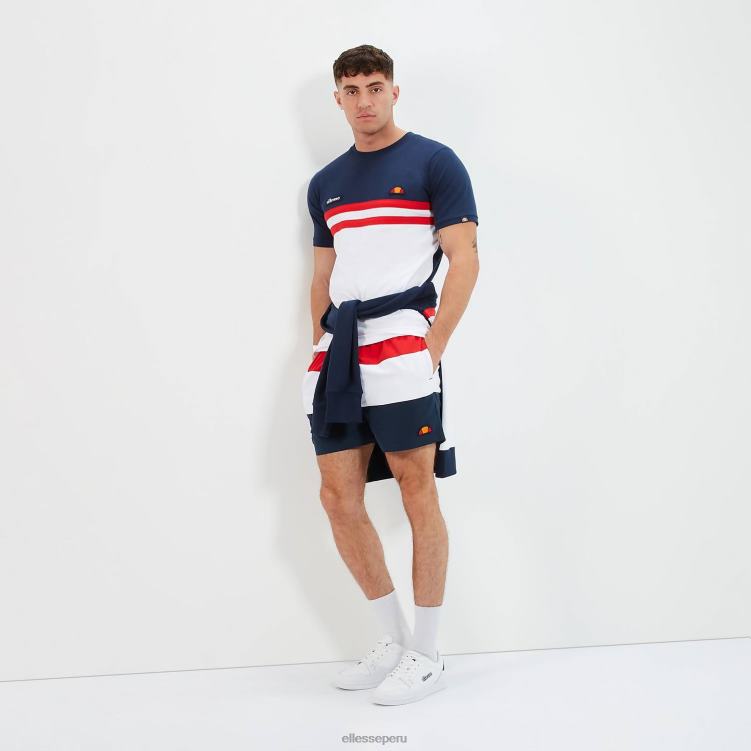 hombres cielo nadar corto ropa Ellesse rojo/azul marino/blanco PZZNT458 - Image 1