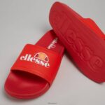 hombres diapositiva filipo zapatos Ellesse rojo PZZNT533 - Image 4