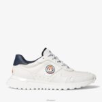 hombres entrenador de millas mk zapatos Ellesse blanco PZZNT459 - Image 2
