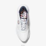 hombres entrenador de millas mk zapatos Ellesse blanco PZZNT459 - Image 4